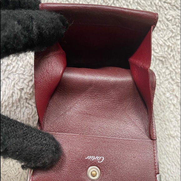 Authentic Mini Cartier Leather COINSPURSE - Picture 13 of 16
